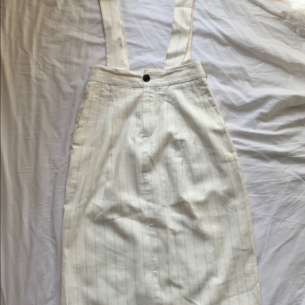 Icone striped skirt with removable straps